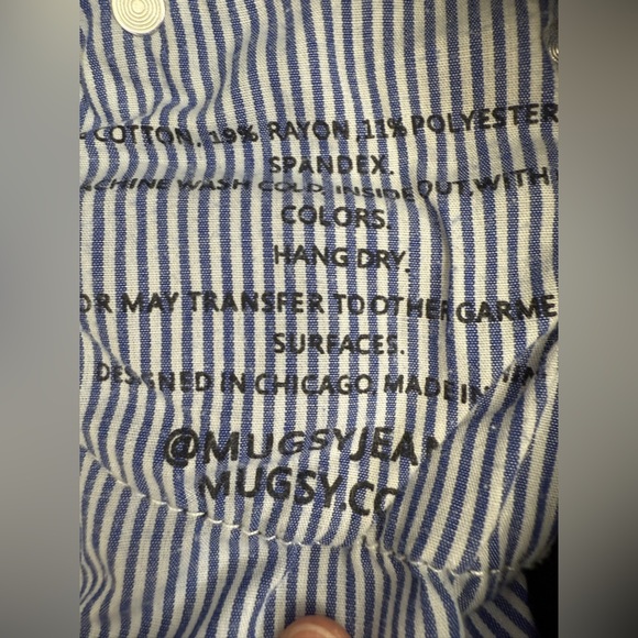 Mugsy Men's Black Jeans 35 x 30 Pants Squid Ink Grunge Rocker Designer - Picture 6 of 7